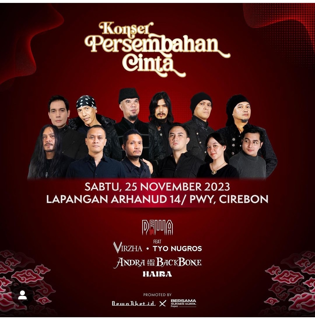 Konser Dewa 19 di Cirebon 2023: Harga Tiketnya Murah