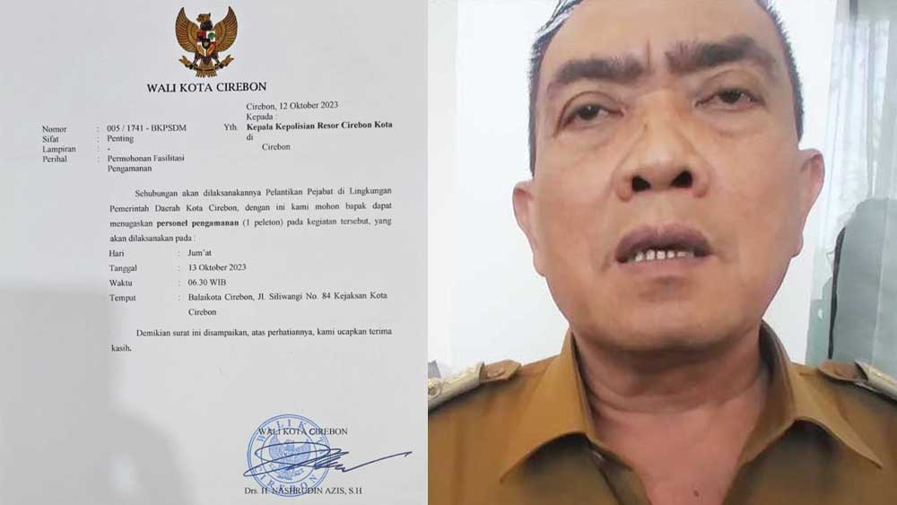 Beredar Surat, Walikota Cirebon Minta Pengamanan 1 Pleton Polisi